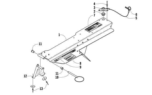 Parts Diagram for Arctic Cat 2006 T660 TURBO ST SNOWMOBILE BELT GUARD ASSEMBLY