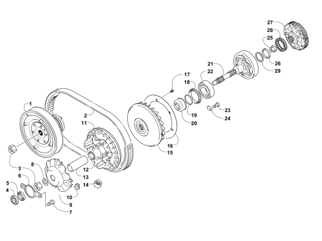 Parts Diagram for Arctic Cat 2005 650 H1 4X4 LE ATV TRANSMISSION ASSEMBLY