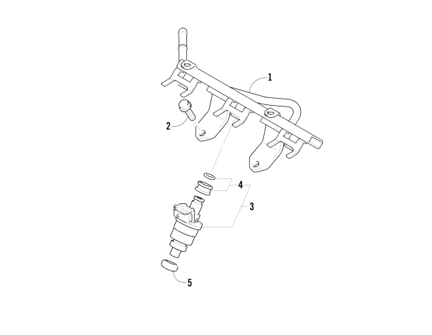 Parts Diagram for Arctic Cat 2008 PANTHER 660 TOURING SNOWMOBILE DELIVERY PIPE ASSEMBLY
