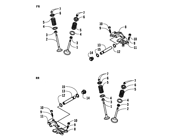 Parts Diagram for Arctic Cat 2006 650 V-TWIN AUTOMATIC TRANSMISSION 4X4 FIS ATV VALVE ASSEMBLY