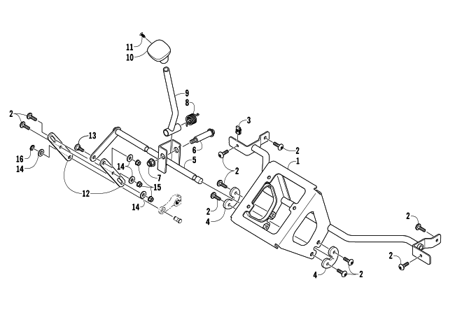 Parts Diagram for Arctic Cat 2006 PROWLER XT 650 H1 AUTOMATIC 4X4 ATV SHIFTING ASSEMBLY