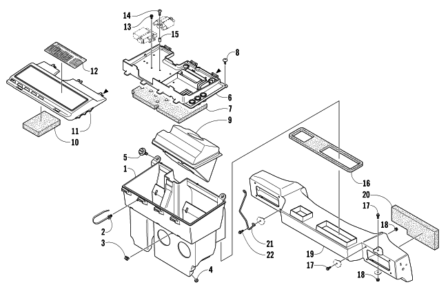 Parts Diagram for Arctic Cat 2006 Z 570 LX SNOWMOBILE AIR SILENCER ASSEMBLY