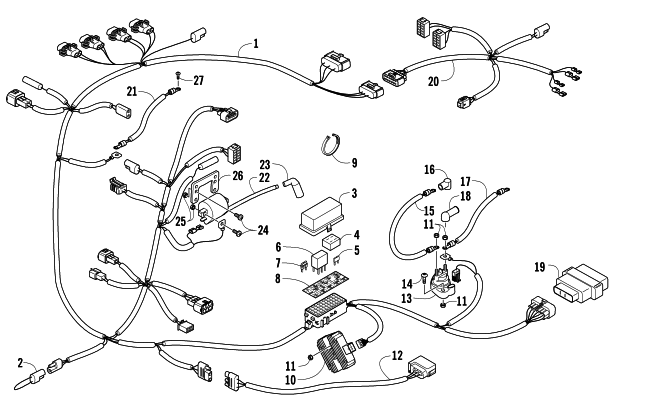 Parts Diagram for Arctic Cat 2006 PROWLER XT 650 H1 AUTOMATIC 4X4 ATV WIRING HARNESS ASSEMBLY