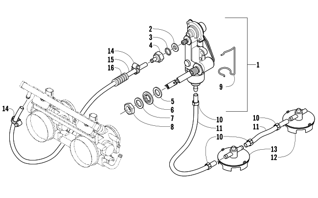 Parts Diagram for Arctic Cat 2006 FIRECAT 600 EFI SNOWMOBILE FUEL PUMP ASSEMBLY