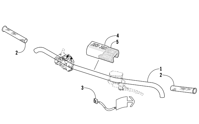 Parts Diagram for Arctic Cat 2006 ZR 900 EFI SNO PRO SNOWMOBILE HANDLEBAR ASSEMBLY
