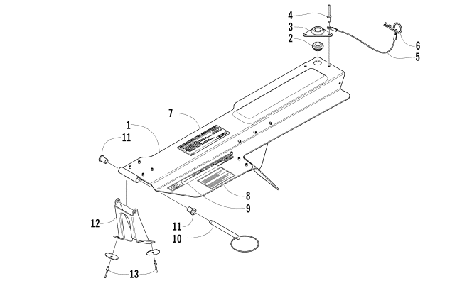 Parts Diagram for Arctic Cat 2006 BEARCAT WIDE TRACK TURBO SNOWMOBILE BELT GUARD ASSEMBLY