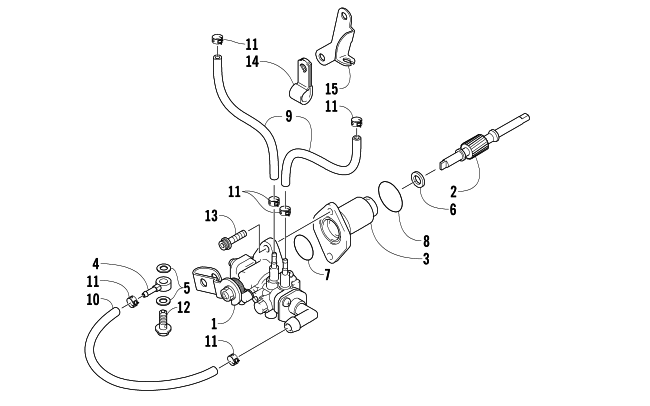 Parts Diagram for Arctic Cat 2006 M7 153 CT SNOWMOBILE OIL PUMP