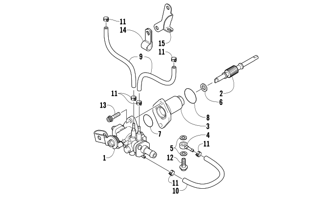 Parts Diagram for Arctic Cat 2006 FIRECAT 700 SNO PRO SNOWMOBILE OIL PUMP