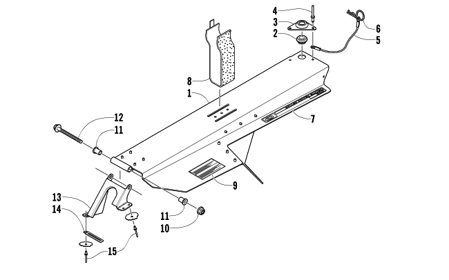 Parts Diagram for Arctic Cat 2006 KING CAT 900 EFI SNOWMOBILE BELT GUARD ASSEMBLY