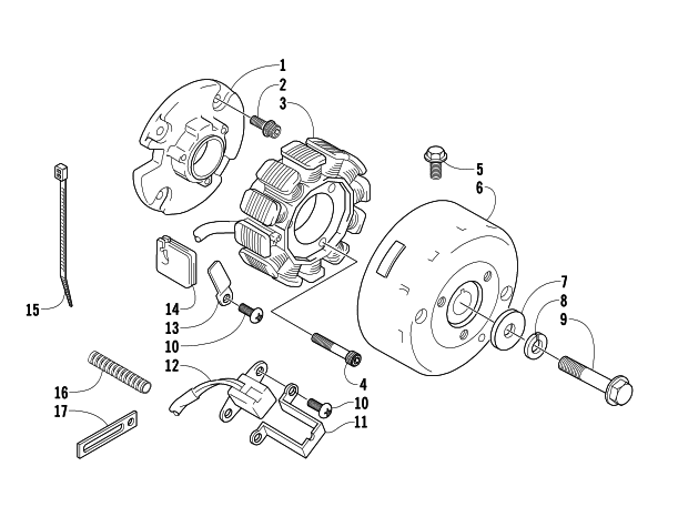 Parts Diagram for Arctic Cat 2006 ZR 900 EFI SNOWMOBILE MAGNETO