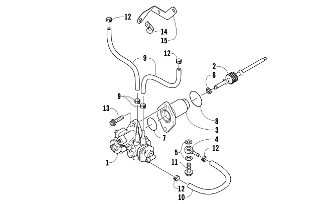 Parts Diagram for Arctic Cat 2006 M5 EFI SNOWMOBILE OIL PUMP