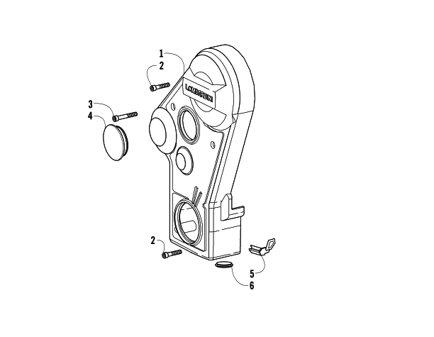 Parts Diagram for Arctic Cat 2008 700 AUTOMATIC TRANSMISSION 4X4 DIESEL ATV BELT GUARD ASSEMBLY