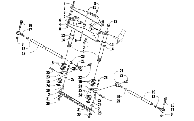 Parts Diagram for Arctic Cat 2007 AC 600 MODIFIED SNO PRO SNOWMOBILE TIE ROD ASSEMBLY