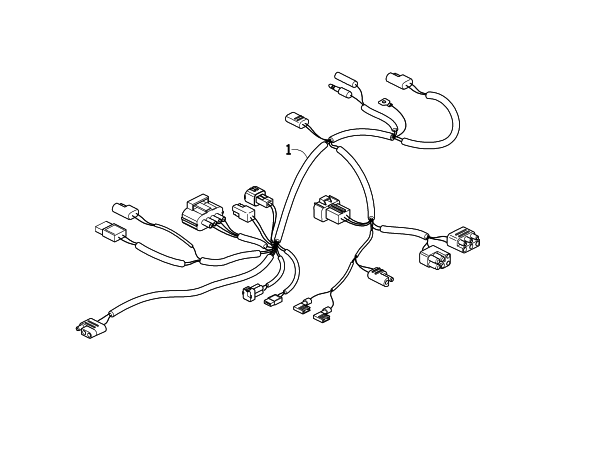 Parts Diagram for Arctic Cat 2007 AC 600 MODIFIED SNO PRO SNOWMOBILE WIRING ASSEMBLY