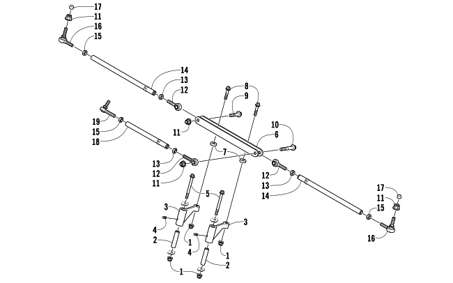 Parts Diagram for Arctic Cat 2008 F8 EFI SNO PRO SNOWMOBILE TIE ROD ASSEMBLY