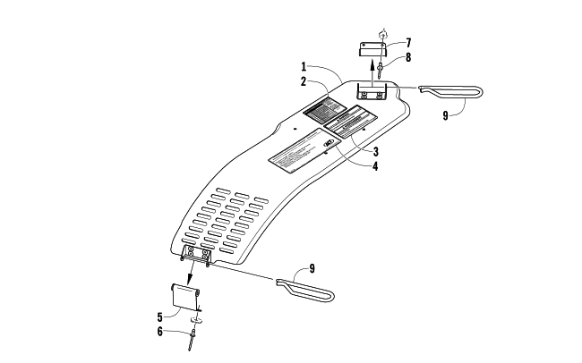 Parts Diagram for Arctic Cat 2009 Z1 1100 EFI SNOWMOBILE BELT GUARD ASSEMBLY