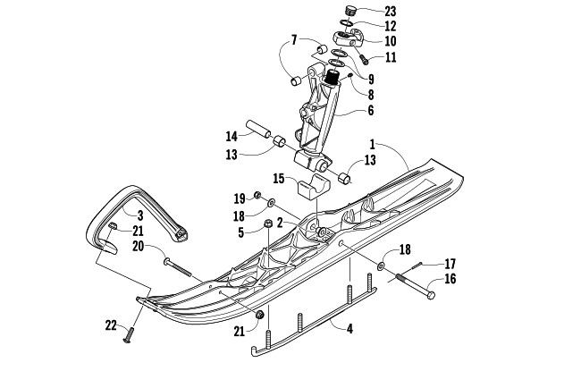 Parts Diagram for Arctic Cat 2008 F1000 EFI SNO PRO LIMITED EDITION SNOWMOBILE SKI AND SPINDLE ASSEMBLY