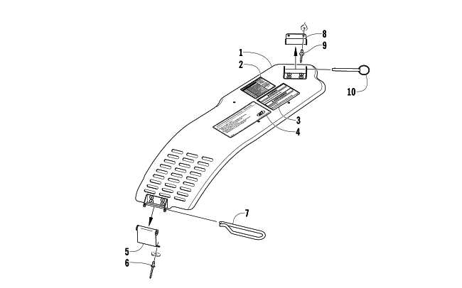 Parts Diagram for Arctic Cat 2008 F6 EFI SNO PRO SNOWMOBILE BELT GUARD ASSEMBLY