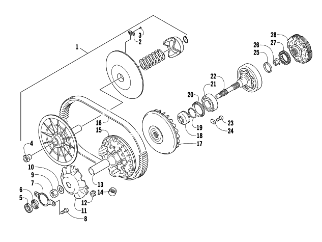 Parts Diagram for Arctic Cat 2012 PROWLER 1000 XTZ ATV TRANSMISSION ASSEMBLY