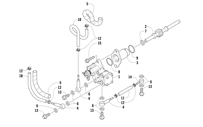 Parts Diagram for Arctic Cat 2016 XF 8000 HIGH COUNTRY 141 SNO PRO EARLY BUILD SNOWMOBILE OIL PUMP