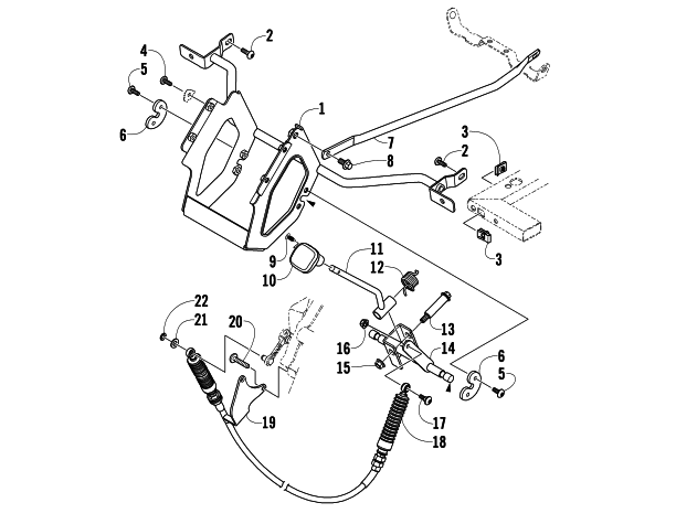 Parts Diagram for Arctic Cat 2009 PROWLER 700 XT 4X4 ATV SHIFTER ASSEMBLY