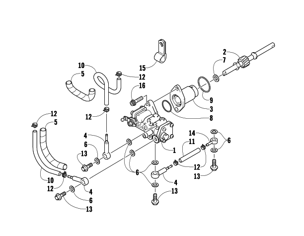 Parts Diagram for Arctic Cat 2009 CF1000 LE SNO PRO SNOWMOBILE OIL PUMP