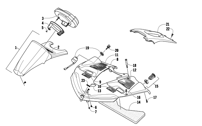 Parts Diagram for Arctic Cat 2009 Z1 TURBO SNO PRO SNOWMOBILE CONSOLE ASSEMBLY