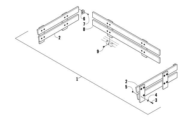 Parts Diagram for Arctic Cat 2009 PROWLER 700 XTX 4X4 LE ATV GUARD-RAIL ASSEMBLY