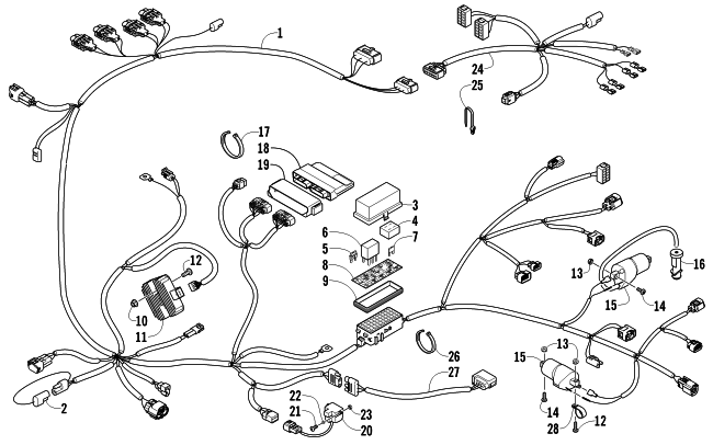 Parts Diagram for Arctic Cat 2010 PROWLER 1000 XTZ 4X4 ATV WIRING HARNESS ASSEMBLY