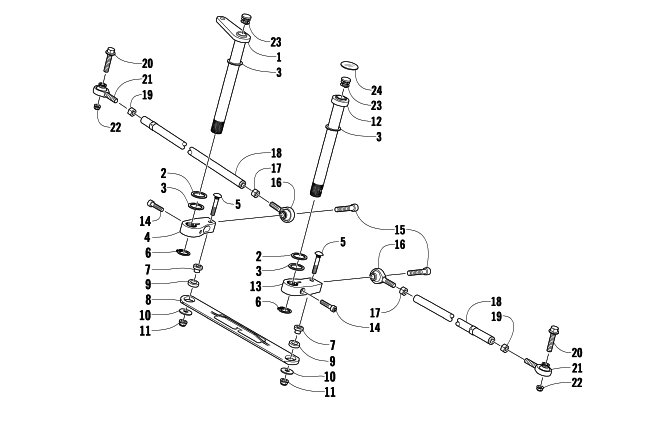 Parts Diagram for Arctic Cat 2010 M8 162 SNOWMOBILE TIE ROD ASSEMBLY