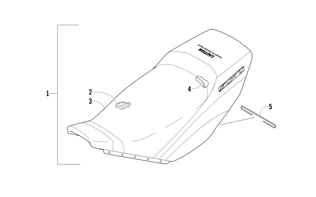 Parts Diagram for Arctic Cat 2010 ARCTIC CAT 500 SNO PRO SNOWMOBILE SEAT ASSEMBLY