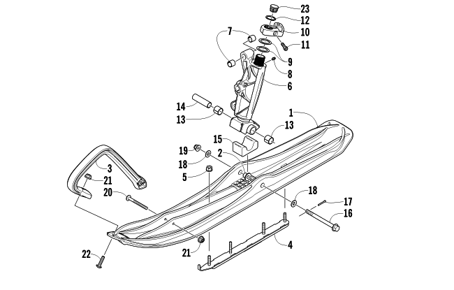 Parts Diagram for Arctic Cat 2012 TZ1 TURBO LXR LTD SNOWMOBILE SKI AND SPINDLE ASSEMBLY