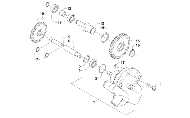 Parts Diagram for Arctic Cat 2012 WILDCAT 1000 GT ATV WATER PUMP ASSEMBLY (ENGINE SERIAL NO. UP TO 20101689)