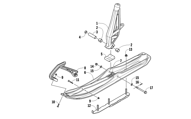 Parts Diagram for Arctic Cat 2012 XF 800 SNO PRO LTD SNOWMOBILE SKI AND SPINDLE ASSEMBLY