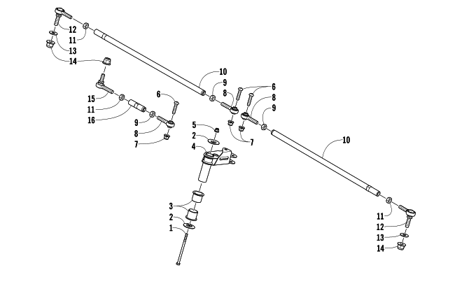 Parts Diagram for Arctic Cat 2012 XF 800 HIGH COUNTRY SNO PRO SNOWMOBILE TIE ROD ASSEMBLY