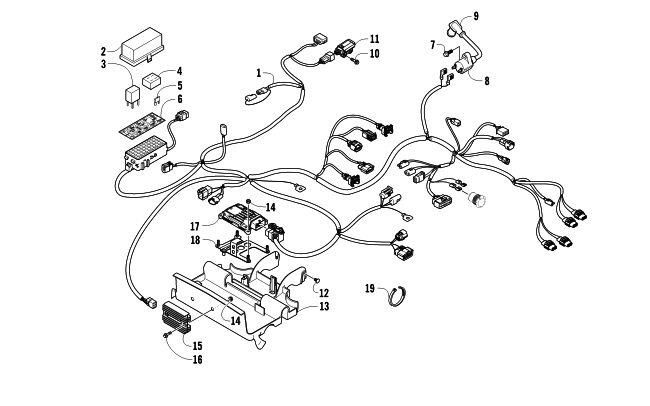 Parts Diagram for Arctic Cat 2012 425 CR ATV WIRING HARNESS ASSEMBLY