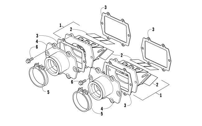 Parts Diagram for Arctic Cat 2010 600 SNO PRO CROSS COUNTRY SNOWMOBILE REED VALVE ASSEMBLY