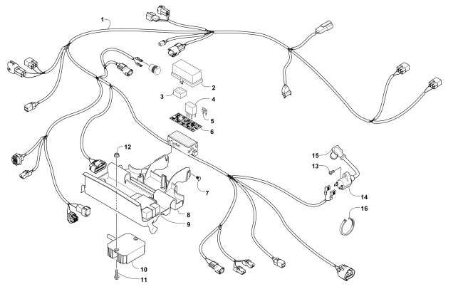 Parts Diagram for Arctic Cat 2014 400 CR ATV WIRING HARNESS ASSEMBLY