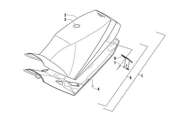 Parts Diagram for Arctic Cat 2012 M 800 SNO PRO 162 SNOWMOBILE SEAT ASSEMBLY