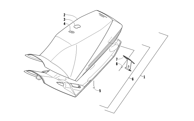 Parts Diagram for Arctic Cat 2012 M 1100 TURBO SNO PRO ANNIVERSARY SNOWMOBILE SEAT ASSEMBLY