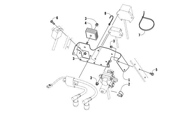 Parts Diagram for Arctic Cat 2012 SNO PRO 600 SNOWMOBILE ELECTRICAL PANEL ASSEMBLY