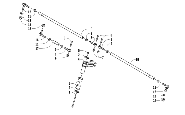 Parts Diagram for Arctic Cat 2013 XF 1100 TURBO SNO PRO HIGH COUNTRY LTD SNOWMOBILE TIE ROD ASSEMBLY