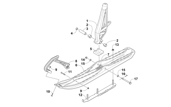 Parts Diagram for Arctic Cat 2014 XF 8000 141 CROSS-TOUR SNOWMOBILE SKI AND SPINDLE ASSEMBLY
