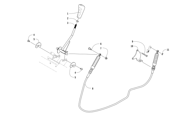 Parts Diagram for Arctic Cat 2015 PROWLER 700 HDX XT ATV SHIFTER ASSEMBLY