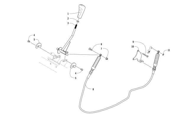 Parts Diagram for Arctic Cat 2013 PROWLER 700 HDX ATV SHIFTER ASSEMBLY