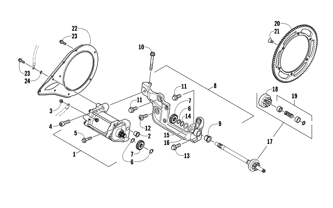 Parts Diagram for Arctic Cat 2013 M 800 SNO PRO LTD ES 162 SNOWMOBILE STARTER MOTOR ASSEMBLY