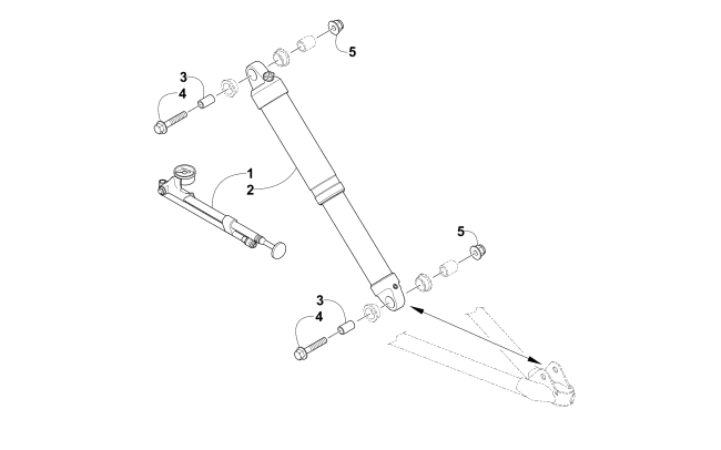 Parts Diagram for Arctic Cat 2016 XF 8000 CROSSTREK ES 137 SNOWMOBILE FRONT SHOCK ABSORBER ASSEMBLY