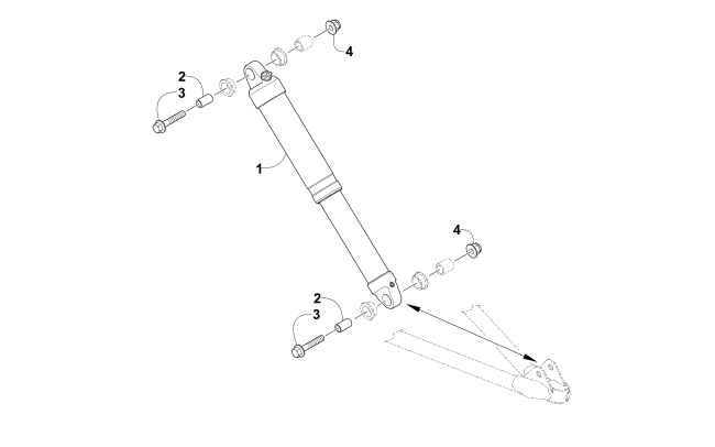 Parts Diagram for Arctic Cat 2014 XF 7000 141 CROSS-TOUR SNOWMOBILE SHOCK ABSORBER ASSEMBLY