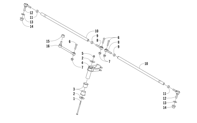 Parts Diagram for Arctic Cat 2015 XF 8000 CROSS-COUNTRY LTD 141 SNOWMOBILE TIE ROD ASSEMBLY