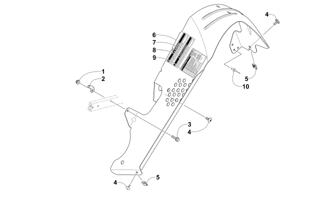 Parts Diagram for Arctic Cat 2015 ZR 8000 SNO PRO SNOWMOBILE BELT GUARD ASSEMBLY